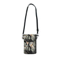 Stacked Cash Pattern Small Cell Phone Wallet | Money Print Crossbody Pouch