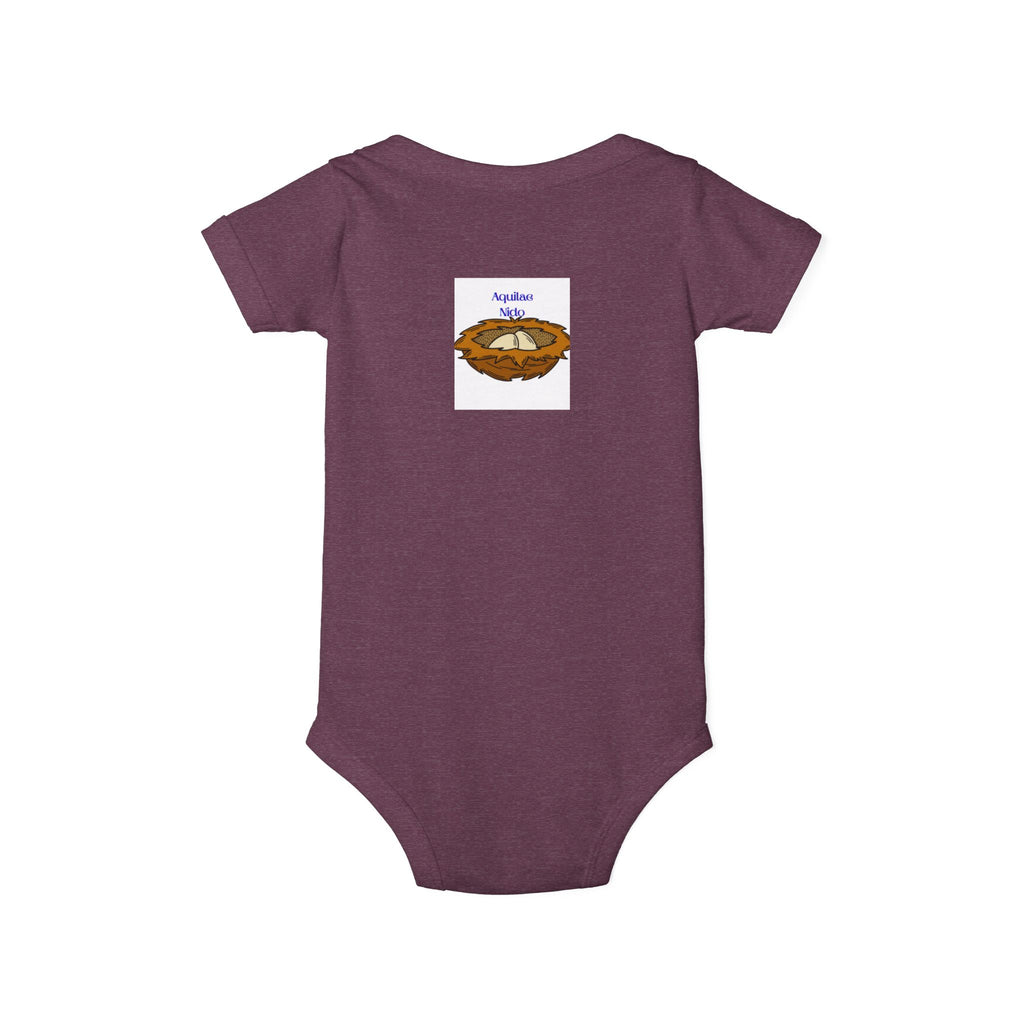 Baby Bird Nest Onesie | Infant One Piece with Nest Illustration