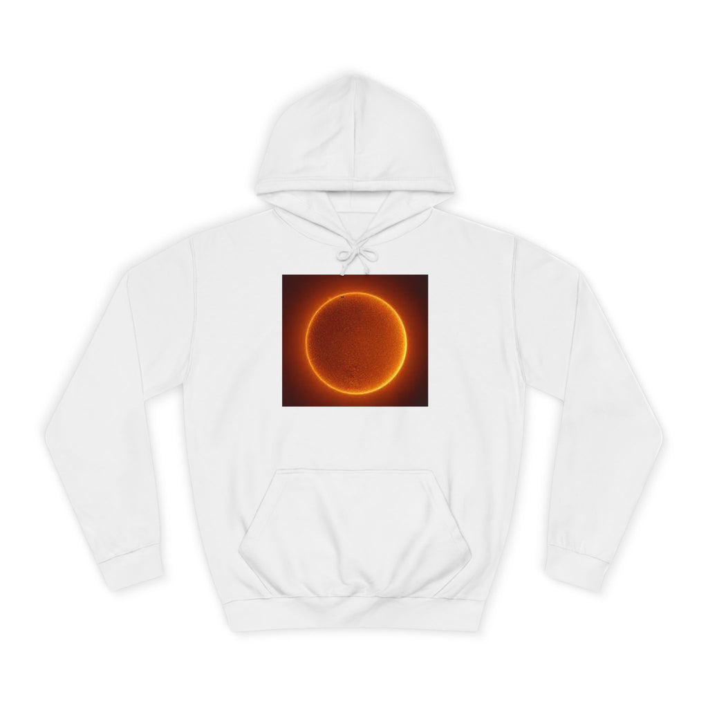 Fiery Solar Ring Hoodie | Sun Eclipse Graphic, Space Astronomy Sweatshirt