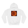 Fiery Solar Ring Hoodie | Sun Eclipse Graphic, Space Astronomy Sweatshirt
