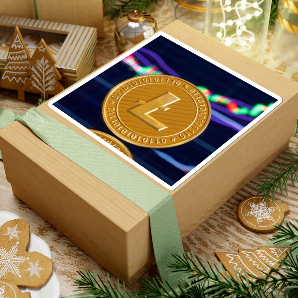 Litecoin Coin Sticker | Kiss-Cut Crypto Decal, Laptop Sticker