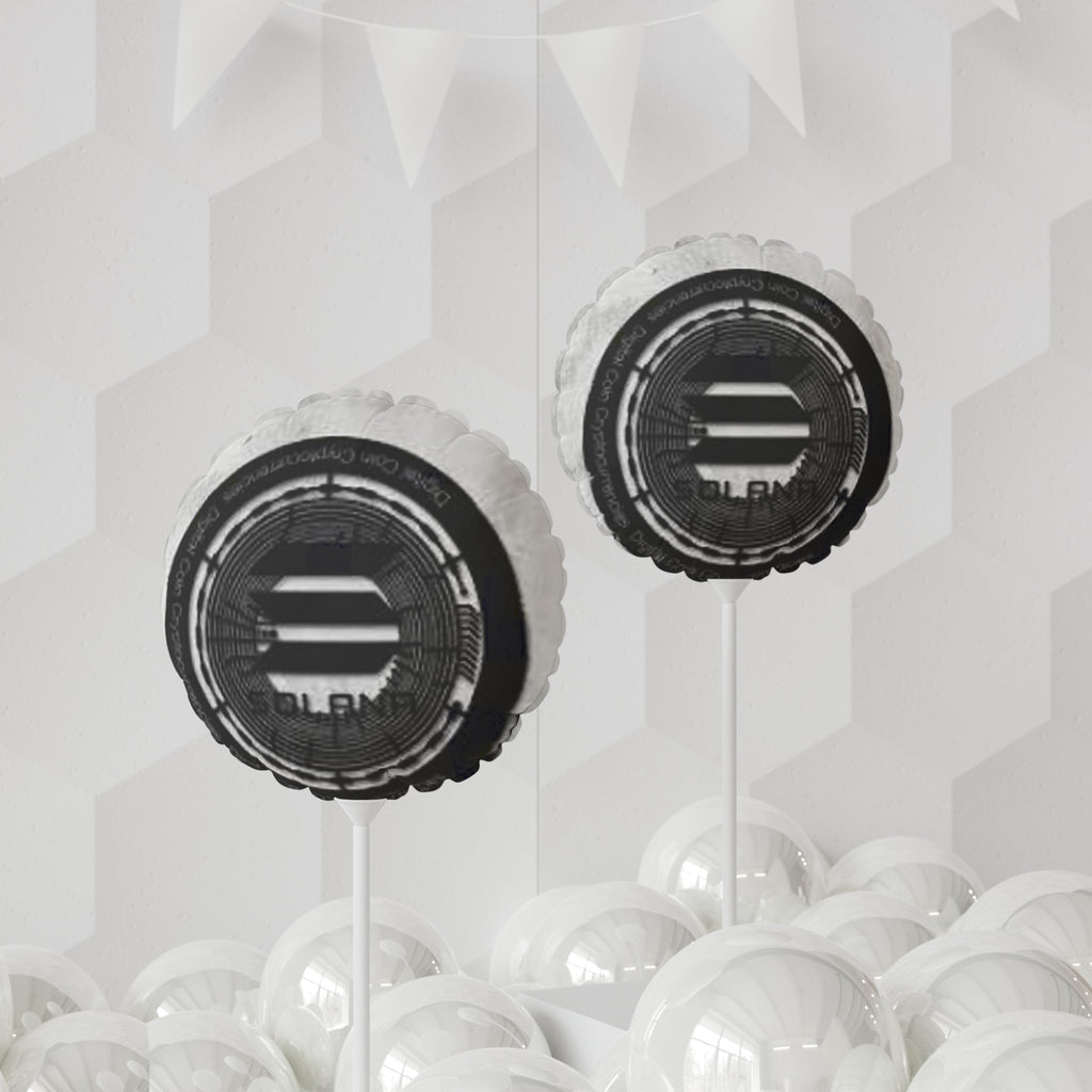 Solana Cryptocurrency | 11" Foil Balloon | Branded Emblem Balloon