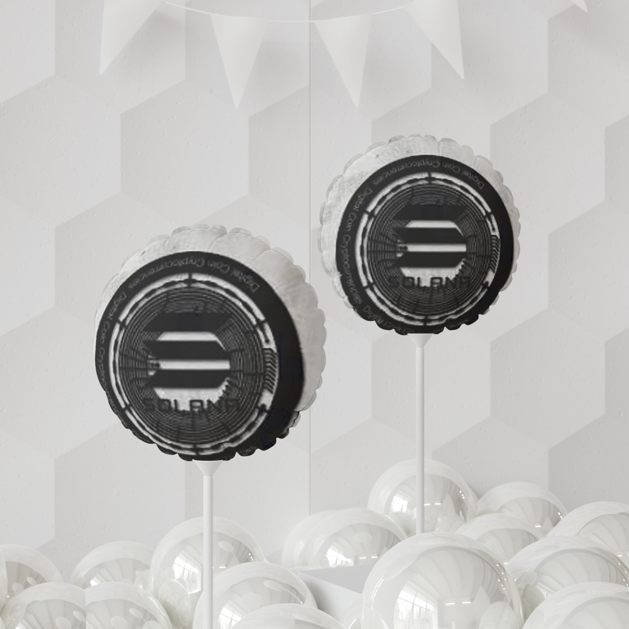 Solana Cryptocurrency | 11" Foil Balloon | Branded Emblem Balloon