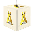 Gold Letter Ä Light Cube Lamp | Alphabet Initial Accent Lighting