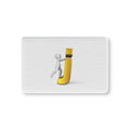 Stick Figure Climbing Gold Letter J Baby Fitted Crib Sheet | Nursery Alphabet