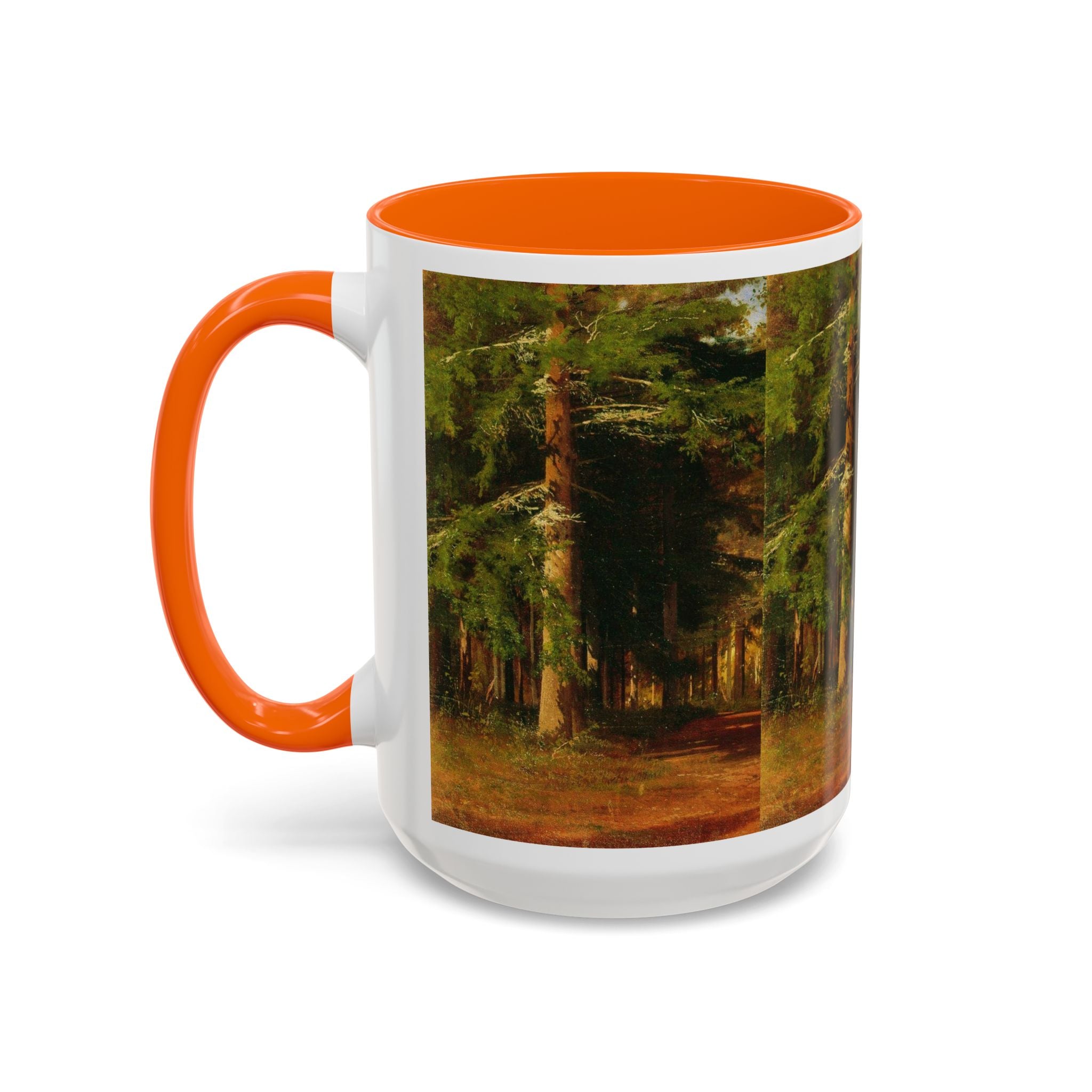 Waldweg-Malerei Tasse | Akzent-Kaffeetasse 11oz 15oz