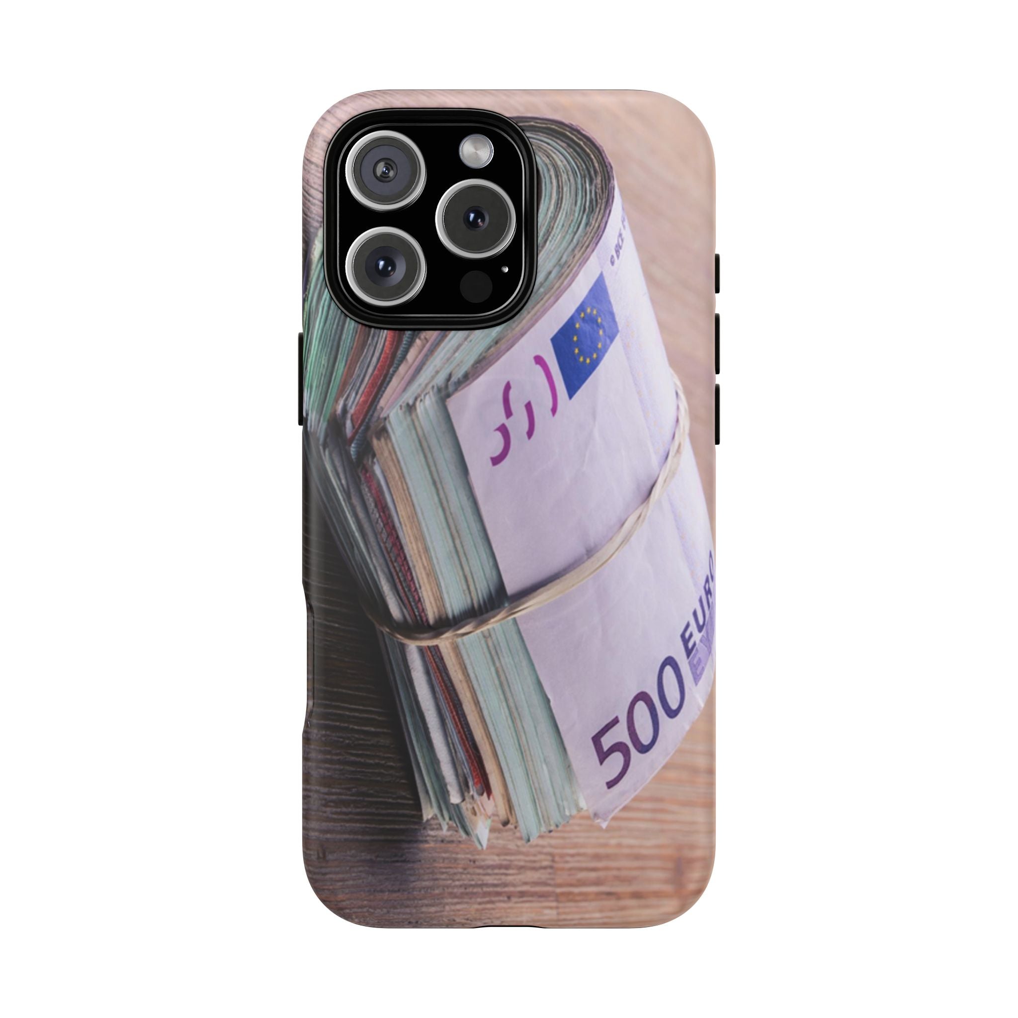 Coque de téléphone liasses de billets en euros | Coque iPhone rouleau de billets, Imprimé argent
