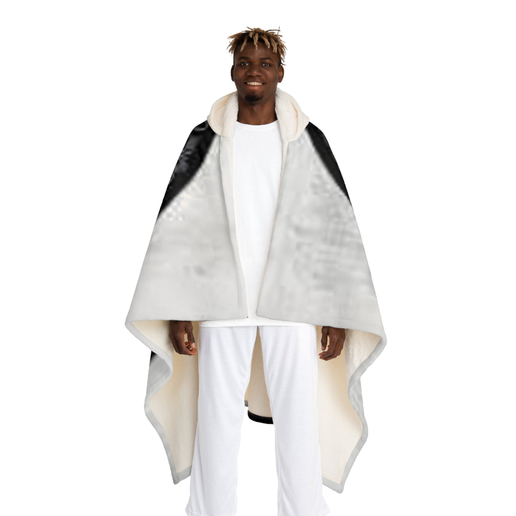 Hooded Sherpa Blanket | Solana Cryptocurrency Coin Cozy Throw
