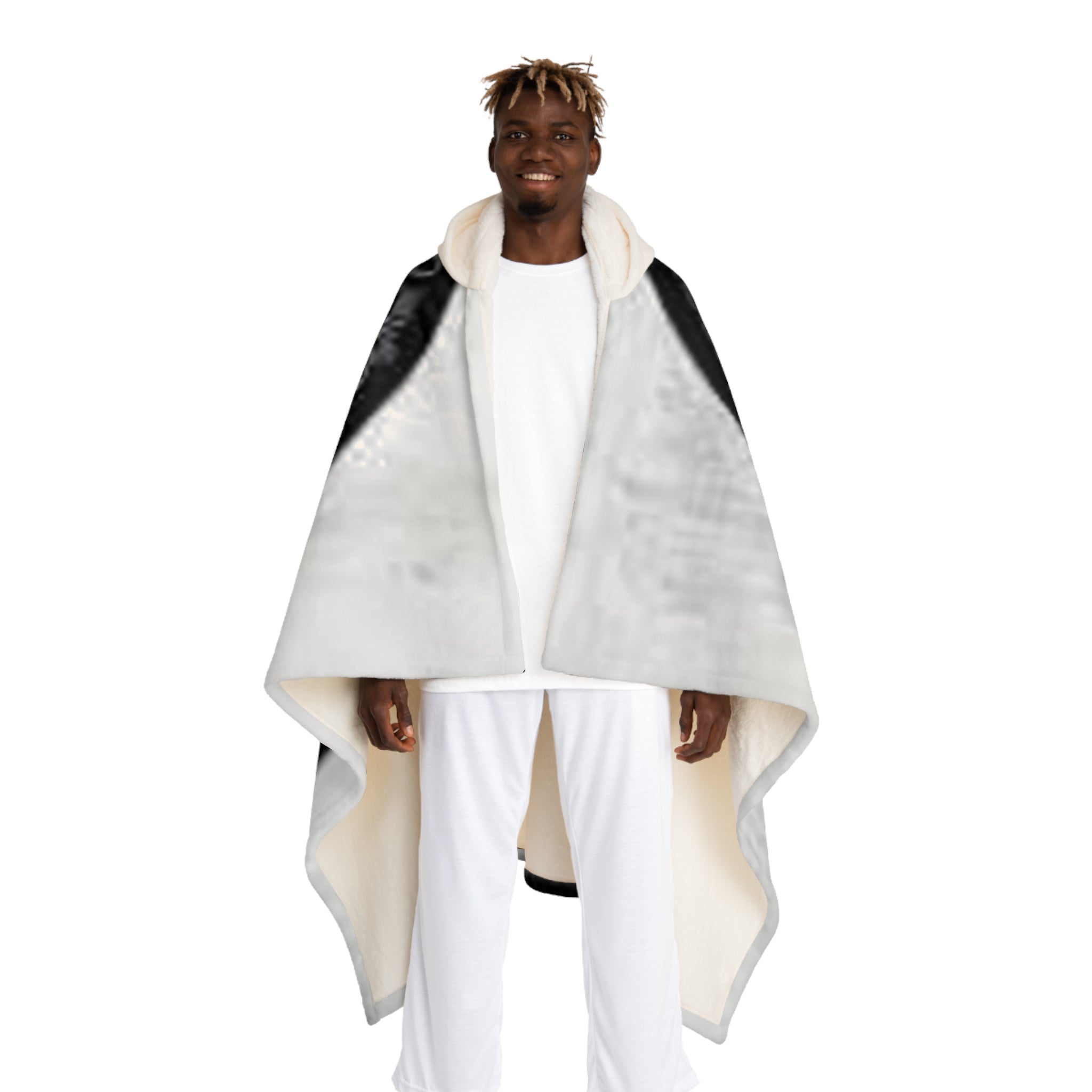 Hooded Sherpa Blanket | Solana Cryptocurrency Coin Cozy Throw