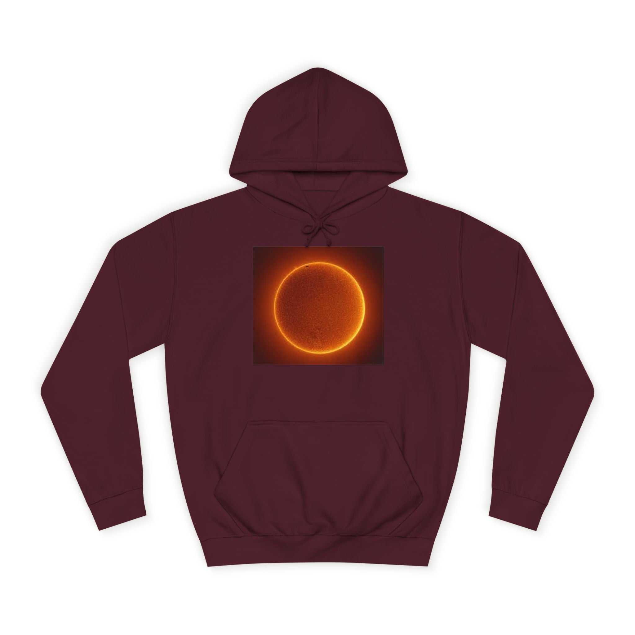 Sweat à capuche Anneau Solaire Enflammé | Graphique Éclipse Solaire, Sweat Astronomie Spatiale