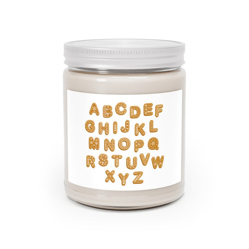 Alphabet Cookie Letters Candle | Soy Candle