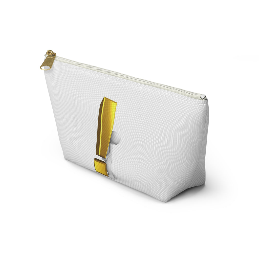 3D Figure Holding Gold Exclamation Mark Accessory Pouch