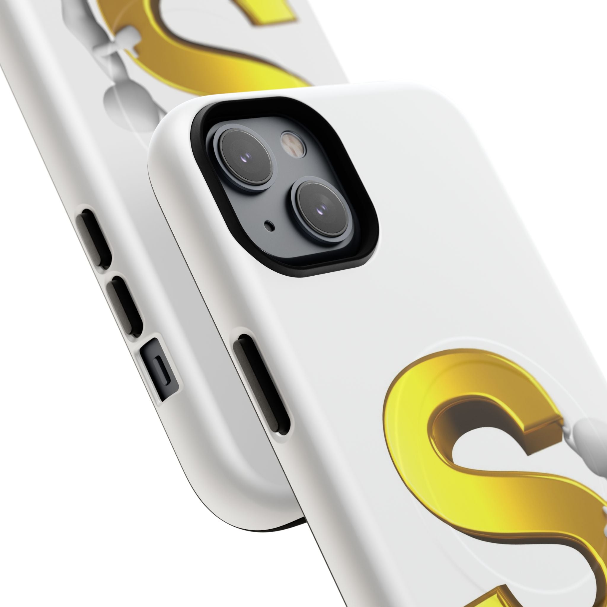 Gold Letter S Monogram Phone Case | Tough Magnetic Case