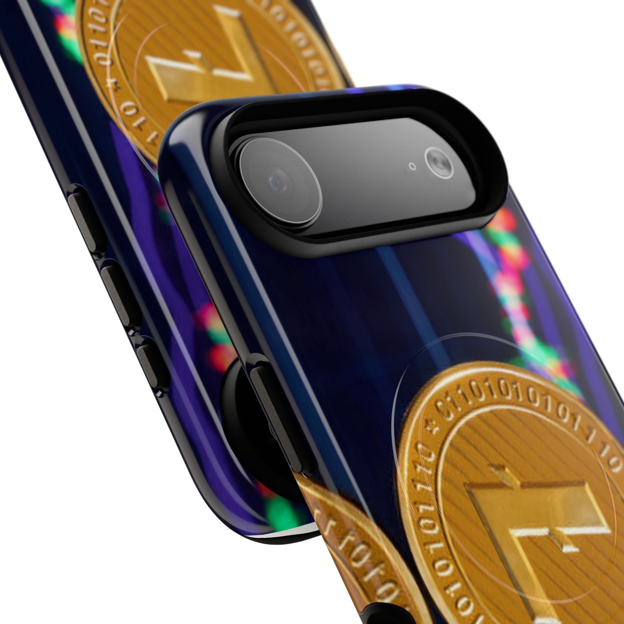Litecoin Crypto Coin Phone Case | Tough Magnetic Case, Blockchain Design