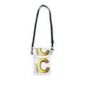 Gold Letter C Monogram Small Cell Phone Wallet | Initial C Phone Pouch