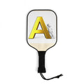 Yellow Letter A graphic Pickleball Paddle Set | Pickleball Kit