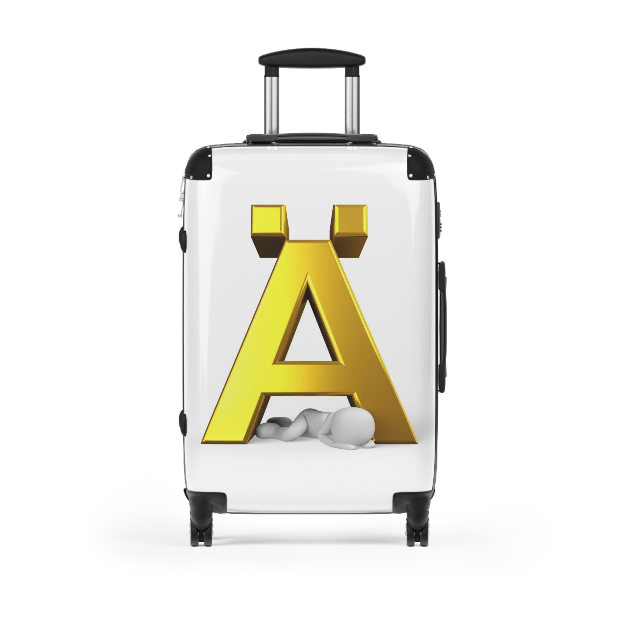 Valise Monogramme Or Lettre Ä | Bagage Personnalisé Initiales