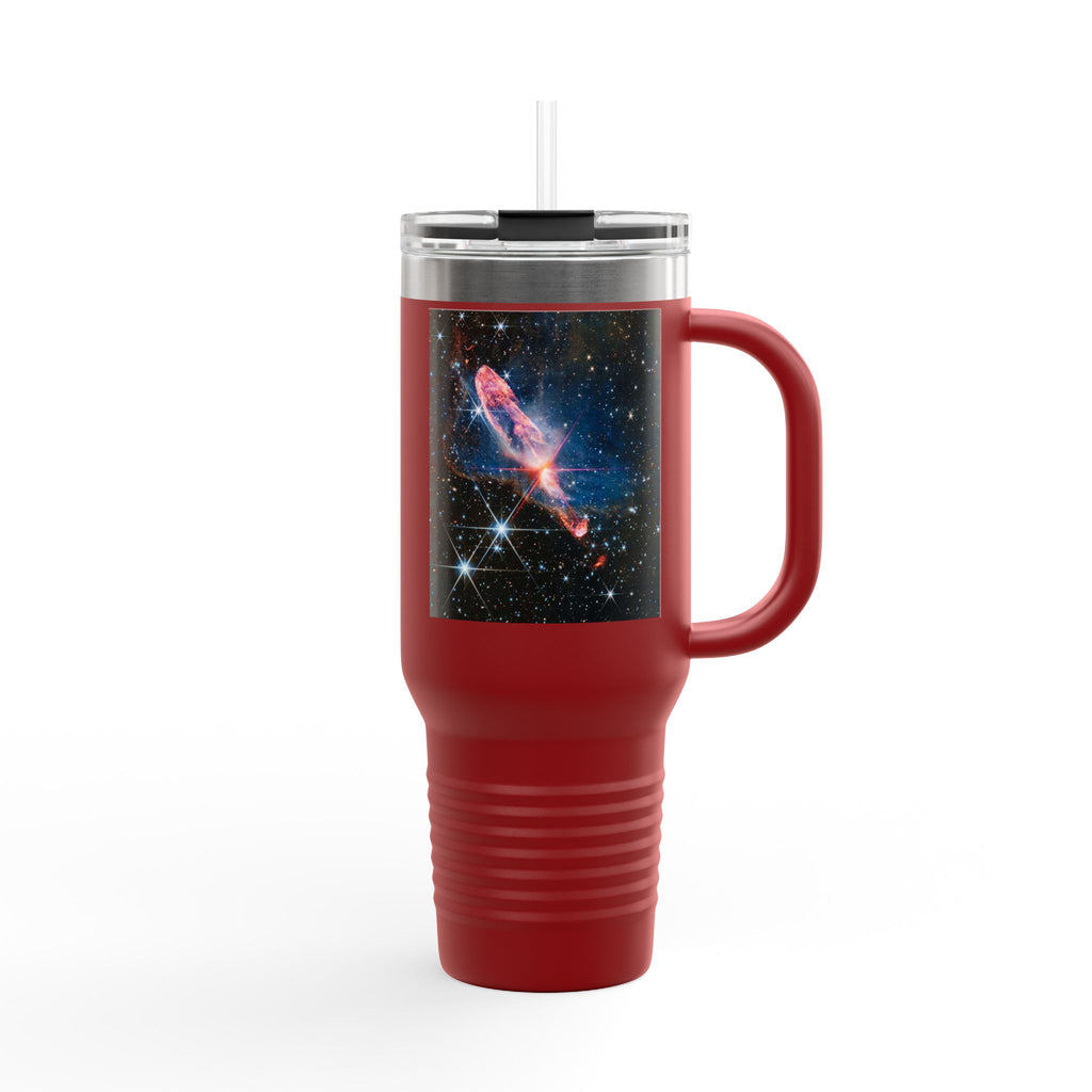 Cosmic Nebula with Stars 40oz Travel Mug | Space Galaxy Insulated Tumbler