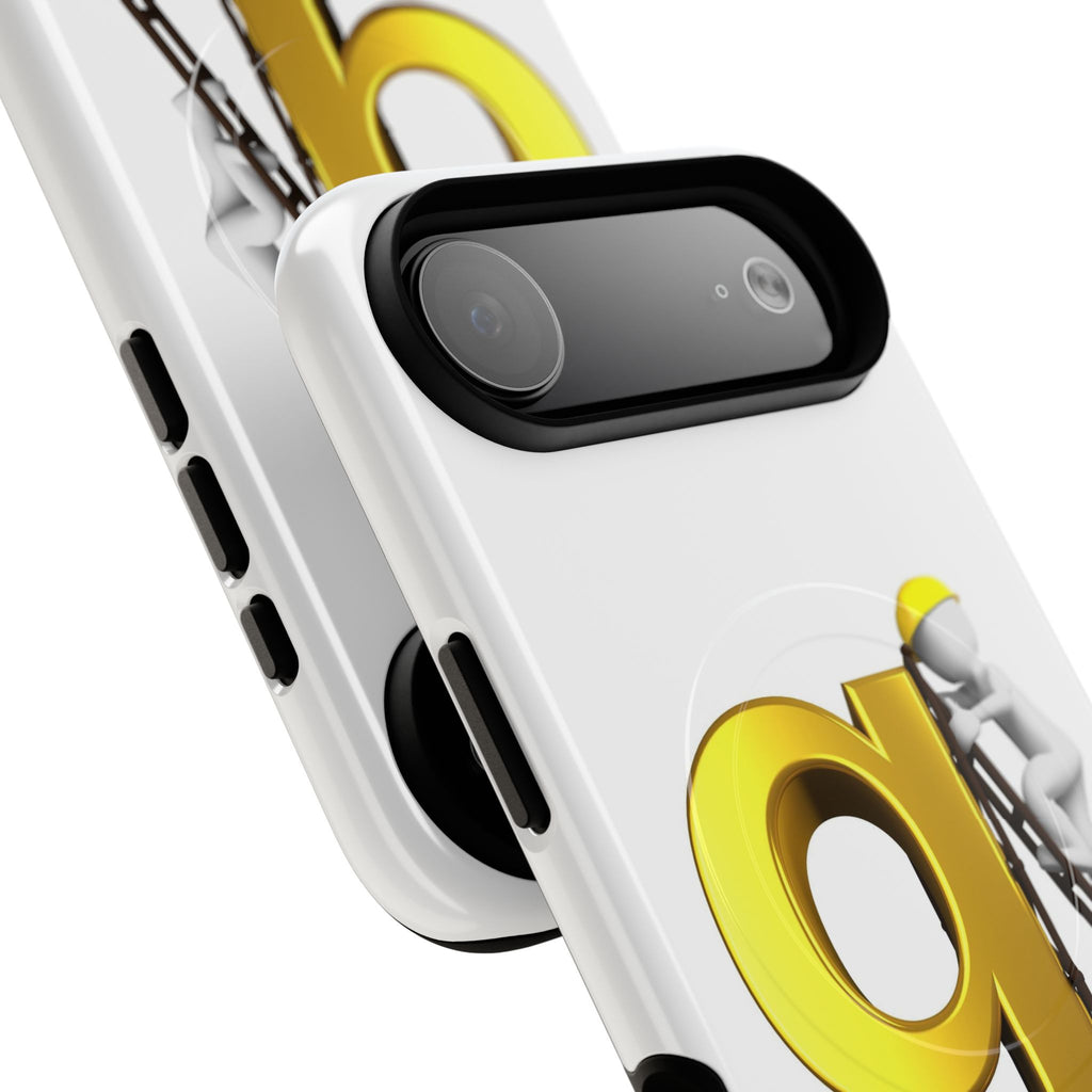 Golden Letter G Construction phone case | Magnetic Tough Case