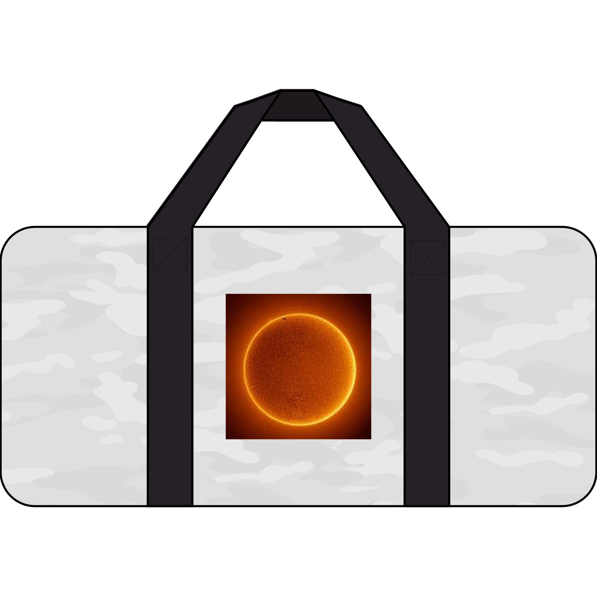 Sac de sport Tripper Disque solaire lumineux | Graphique Orbe solaire