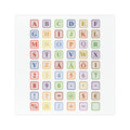 Color Block Alphabet Car Magnet Set | Car Magnets