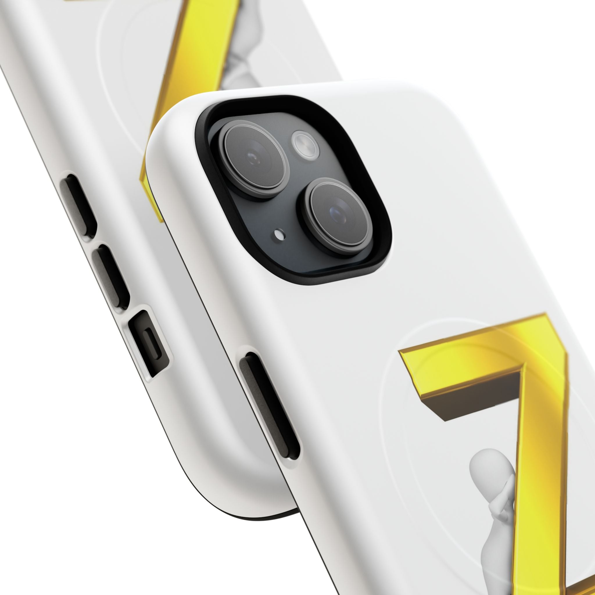Gold 3D Letter Z Phone Case | Tough Magnetic Case