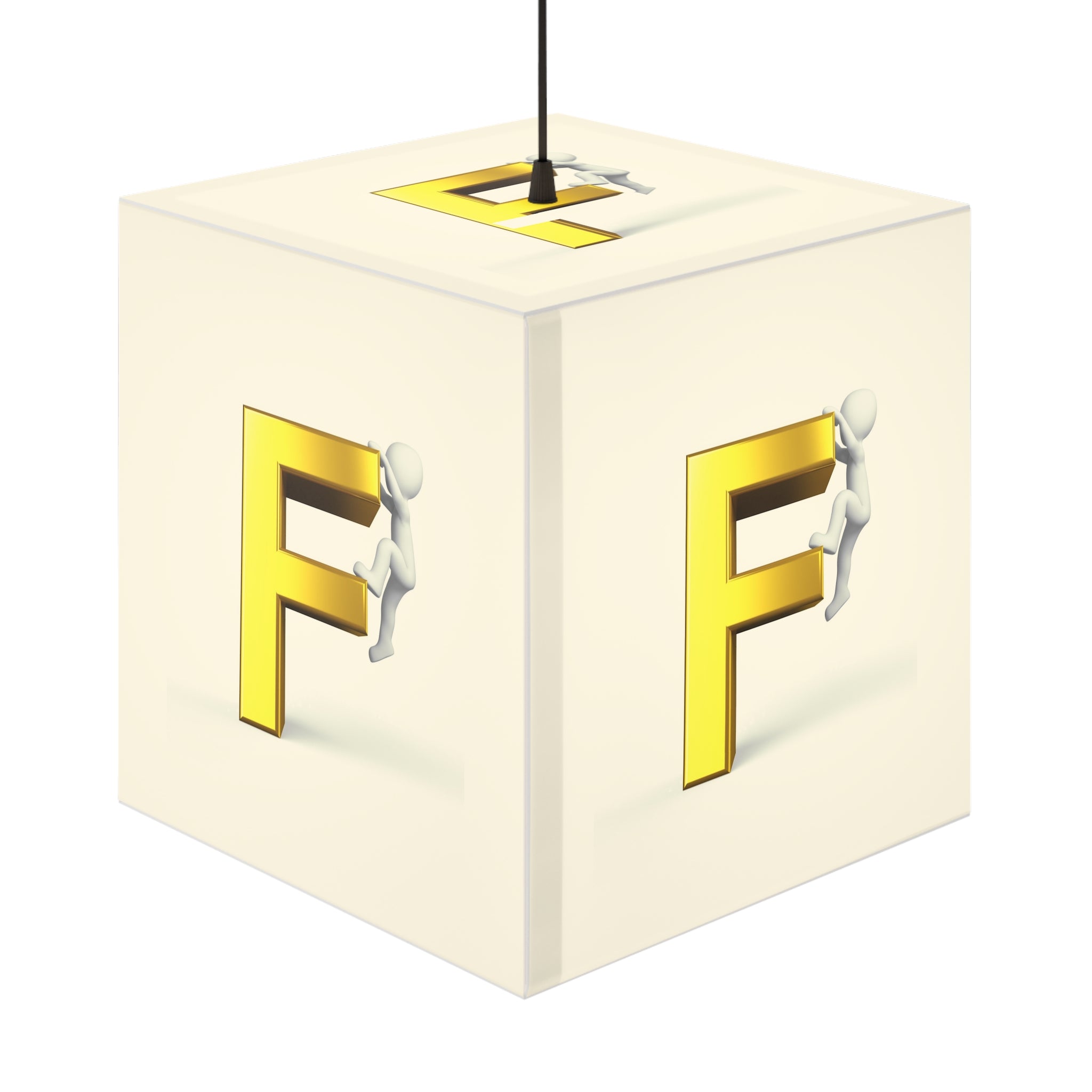 Lampe cube lumineuse en forme de lettre F | Veilleuse alphabet, Décoration de chambre d'enfant