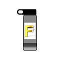 Yellow 3D Letter F with Climber Water Bottle | 20oz Bottle