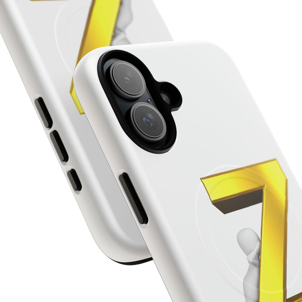 Gold 3D Letter Z Phone Case | Tough Magnetic Case
