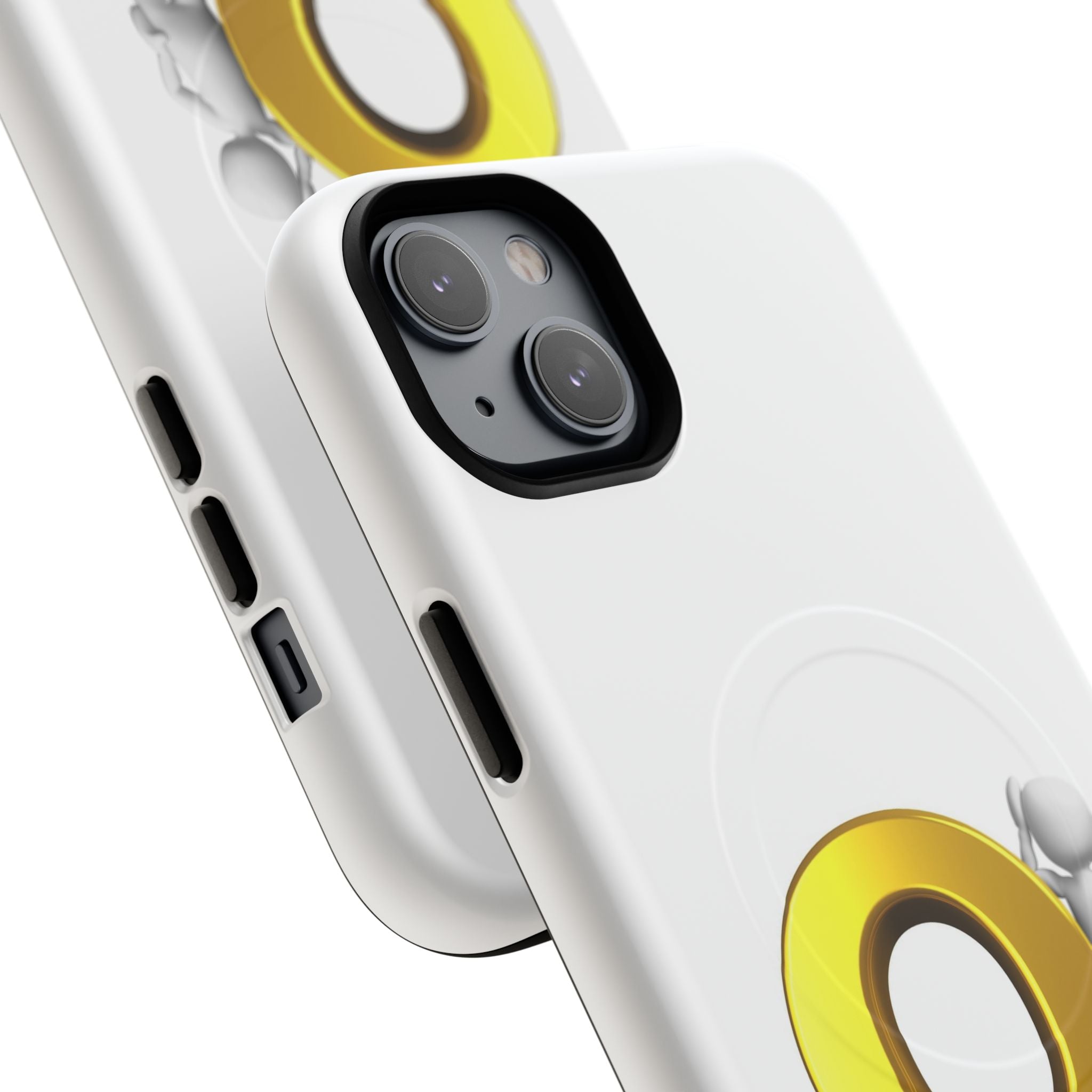 3D Gold Letter O Character phone case | Tough Magnetic Case, magnetic compatible