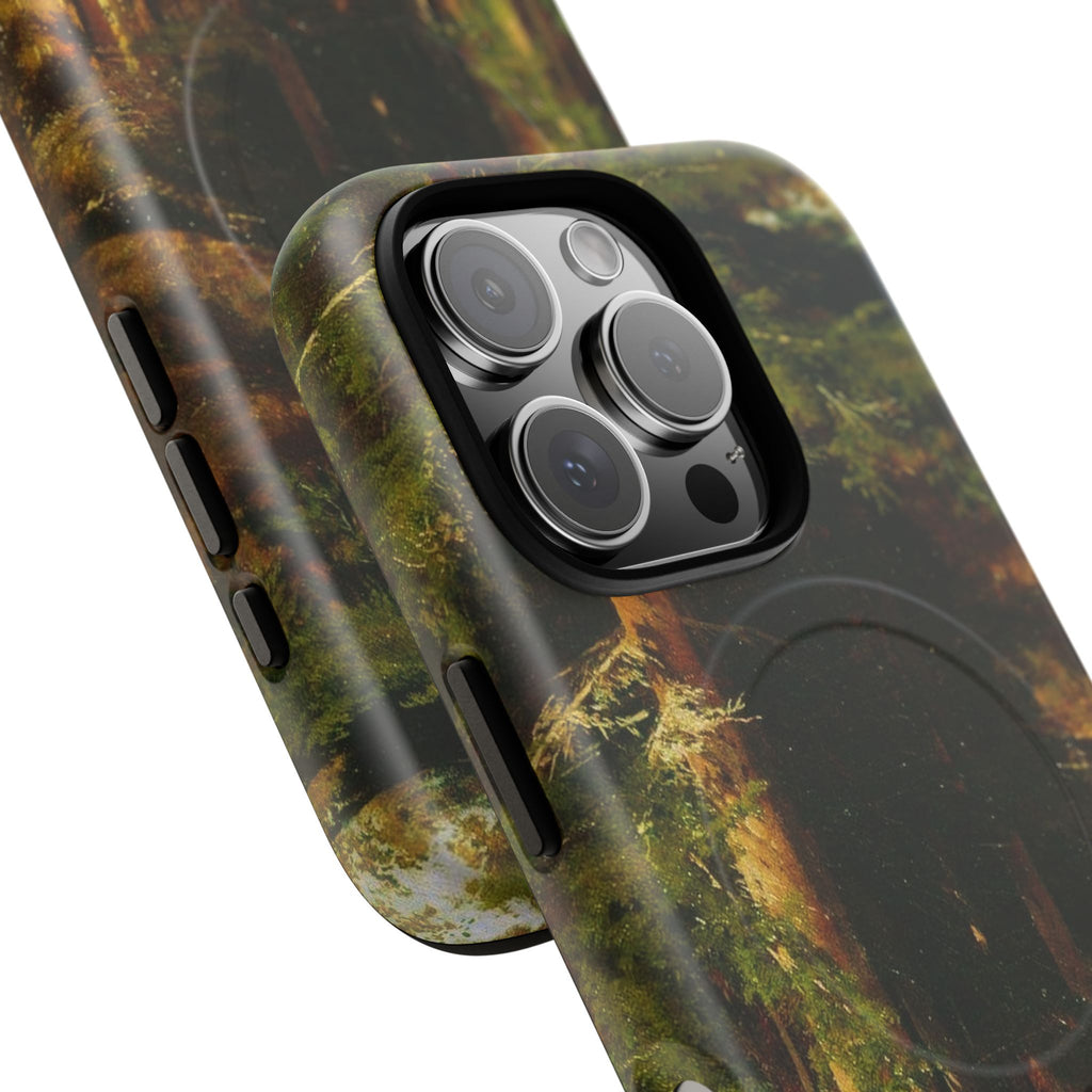 Autumn Forest Path phone case | Magnetic Tough Case, fall landscape art