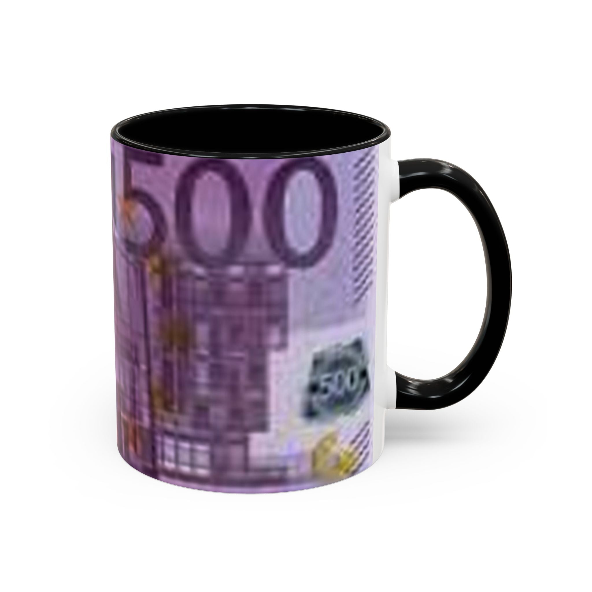 500 Euro Banknote Tasse | Akzent-Kaffeetasse 11oz 15oz