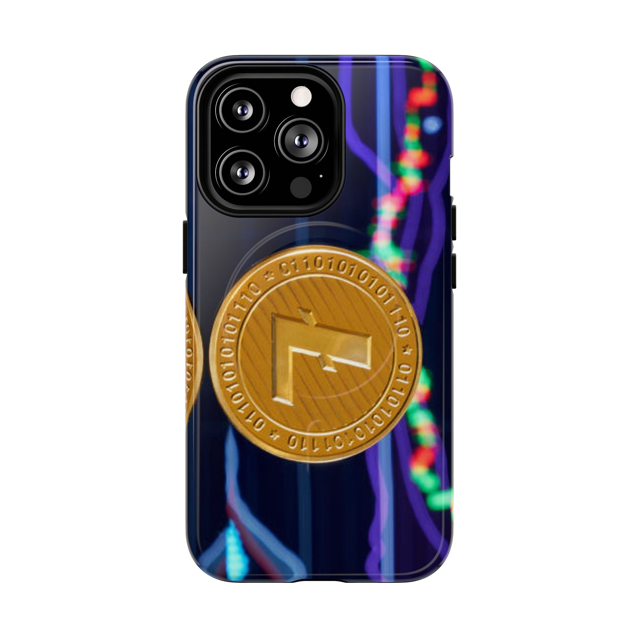 Coque de téléphone Litecoin Crypto Coin | Coque magnétique résistante, design Blockchain