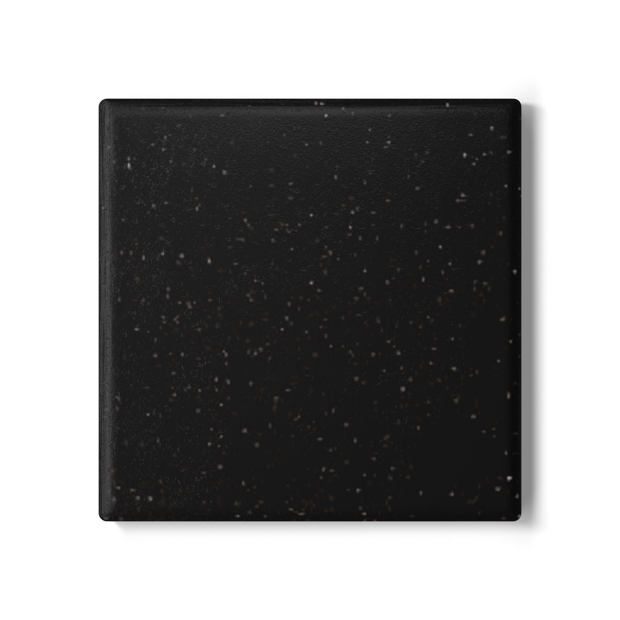 Black Speckled Ceramic Coaster