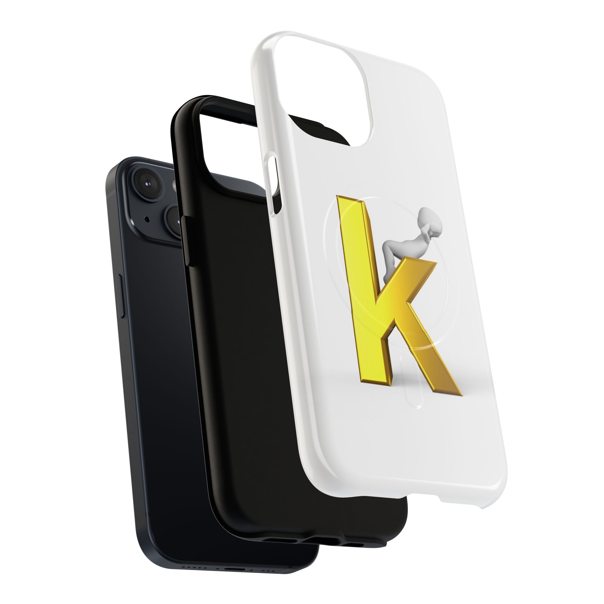 Letter K Logo Phone Case | Tough Magnetic Case, Initial Monogram