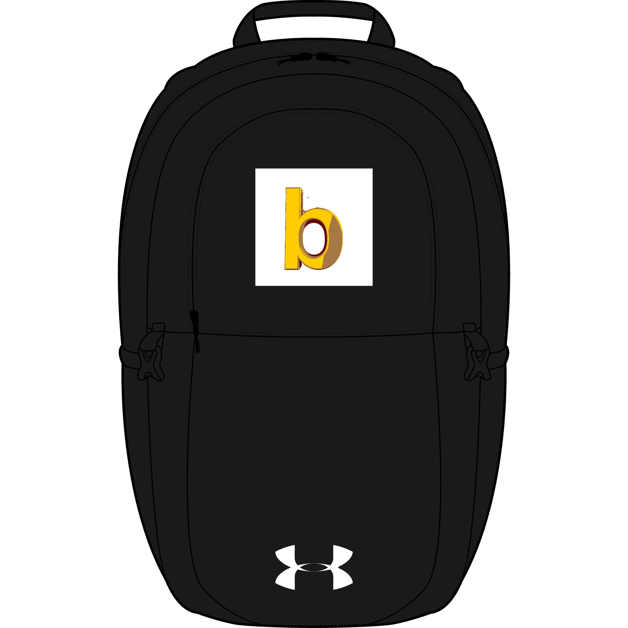 Yellow Letter B Embroidery Backpack | Under Armour All Sport Backpack