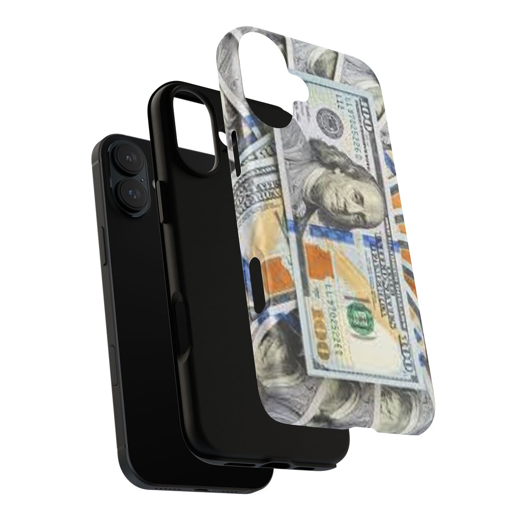 Hundred Dollar Bills Phone Case | Tough Magnetic Case, Money Pattern