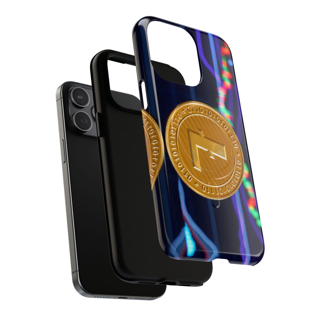 Litecoin Crypto Coin Phone Case | Tough Magnetic Case, Blockchain Design