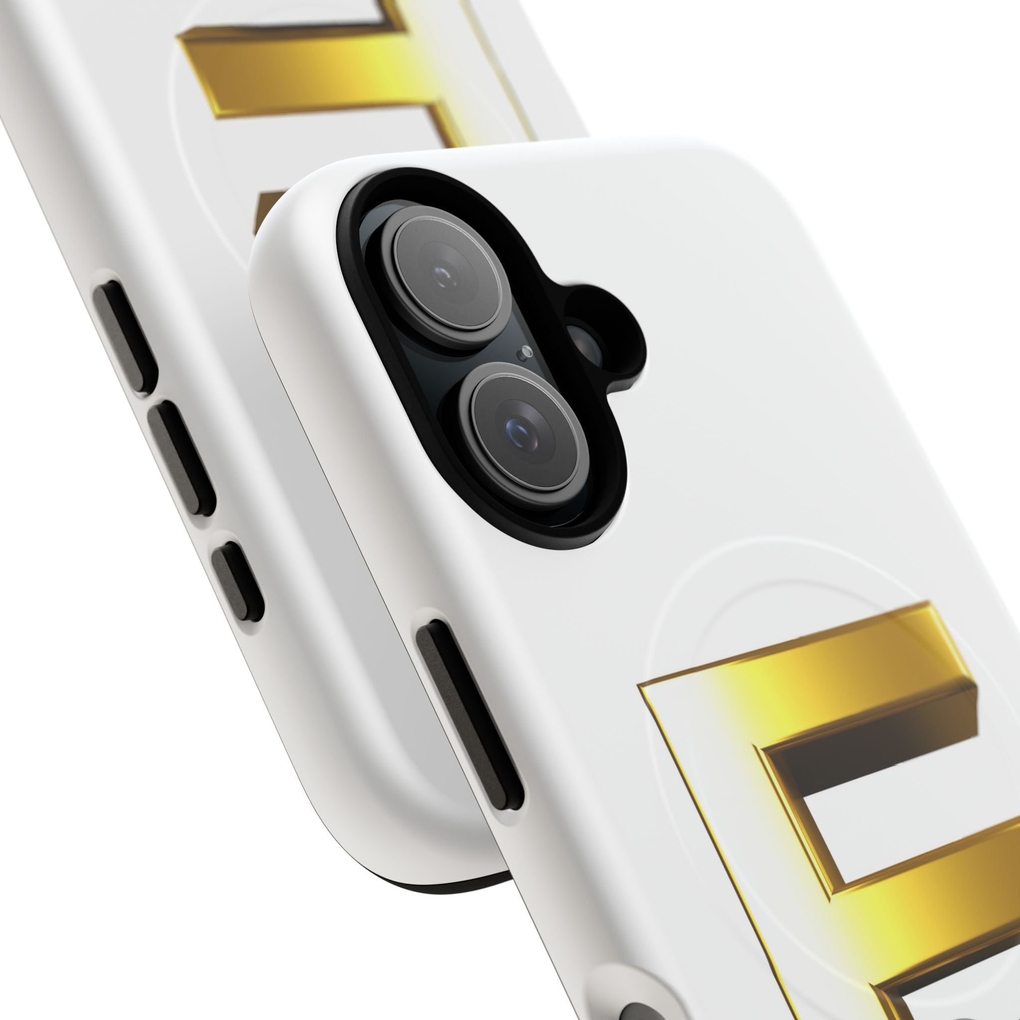 Gold Letter E monogram Phone Case | Magnetic Tough Case
