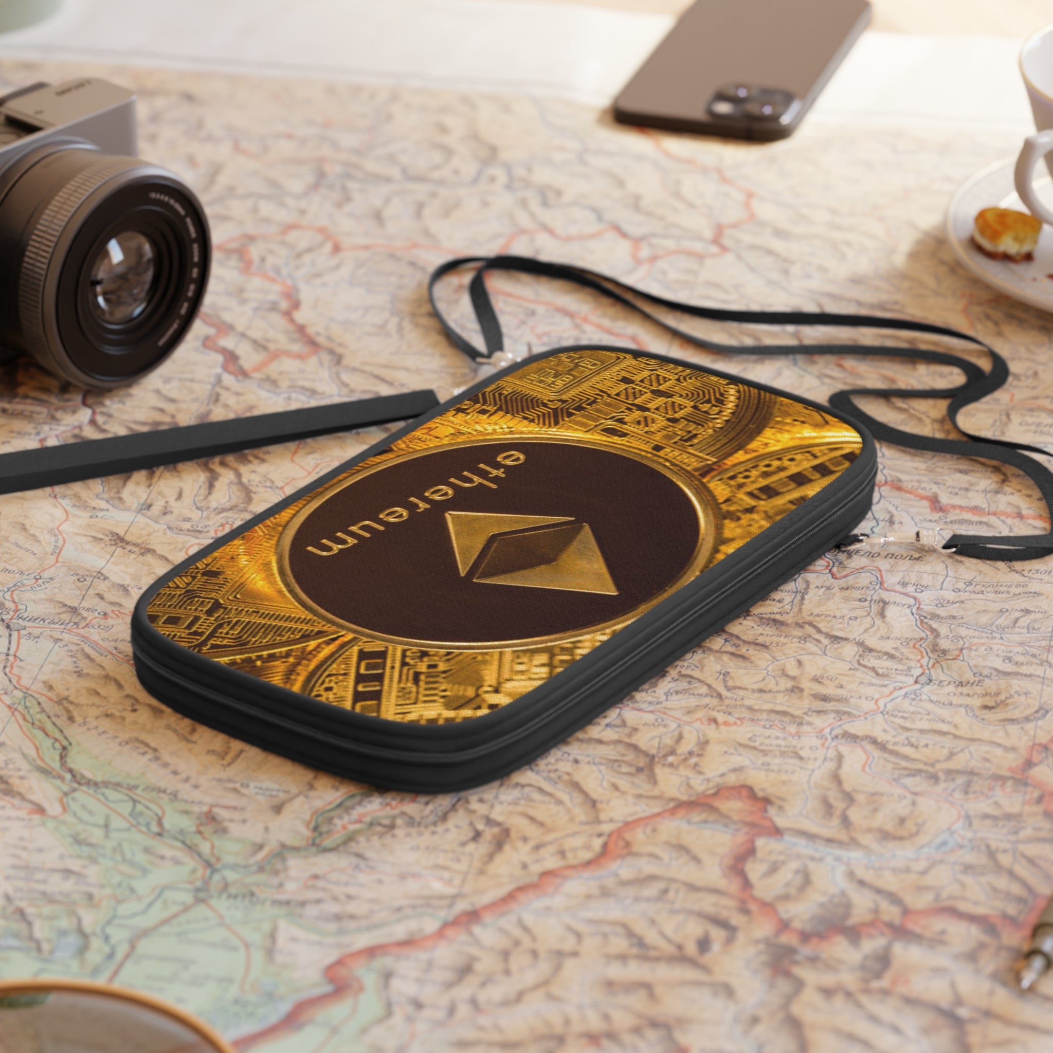 Ethereum Coin passport wallet | crypto travel accessory