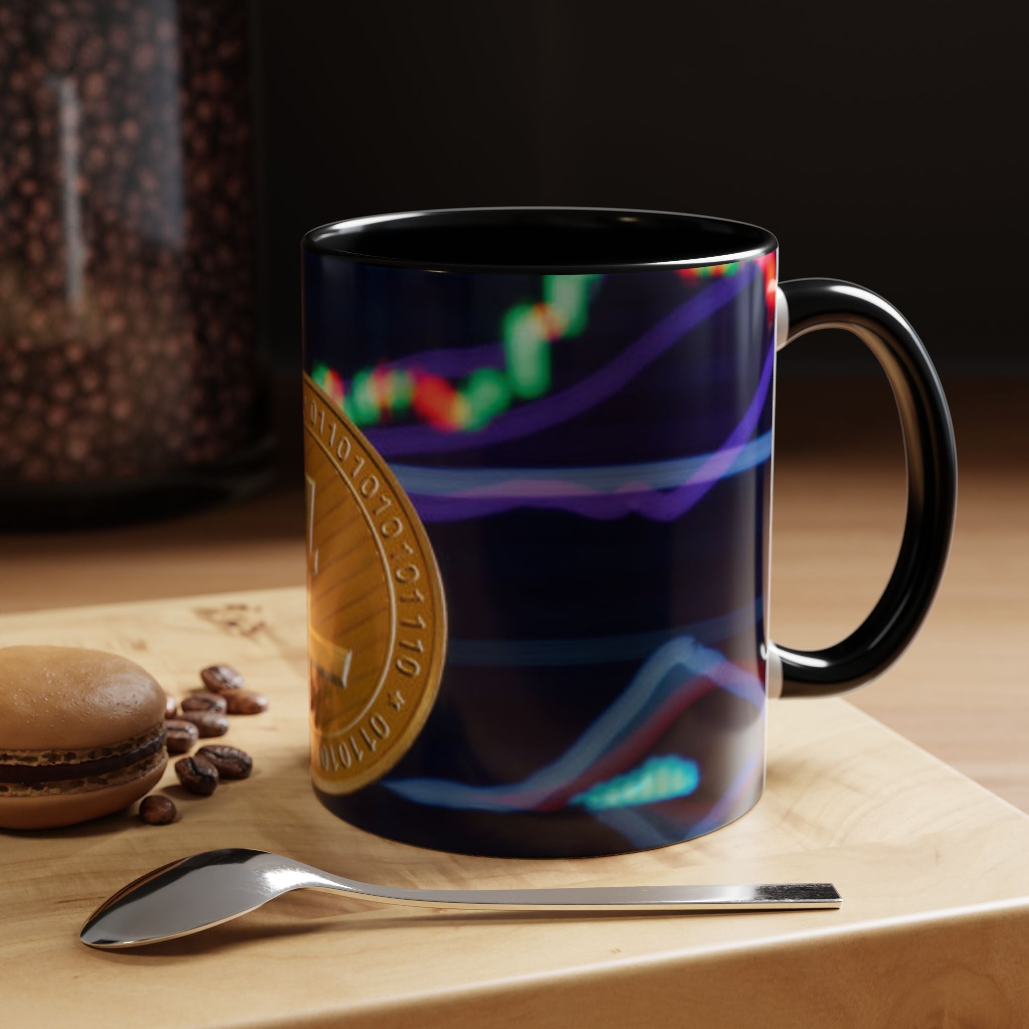 Litecoin Crypto Coin mug | Accent Coffee Mug