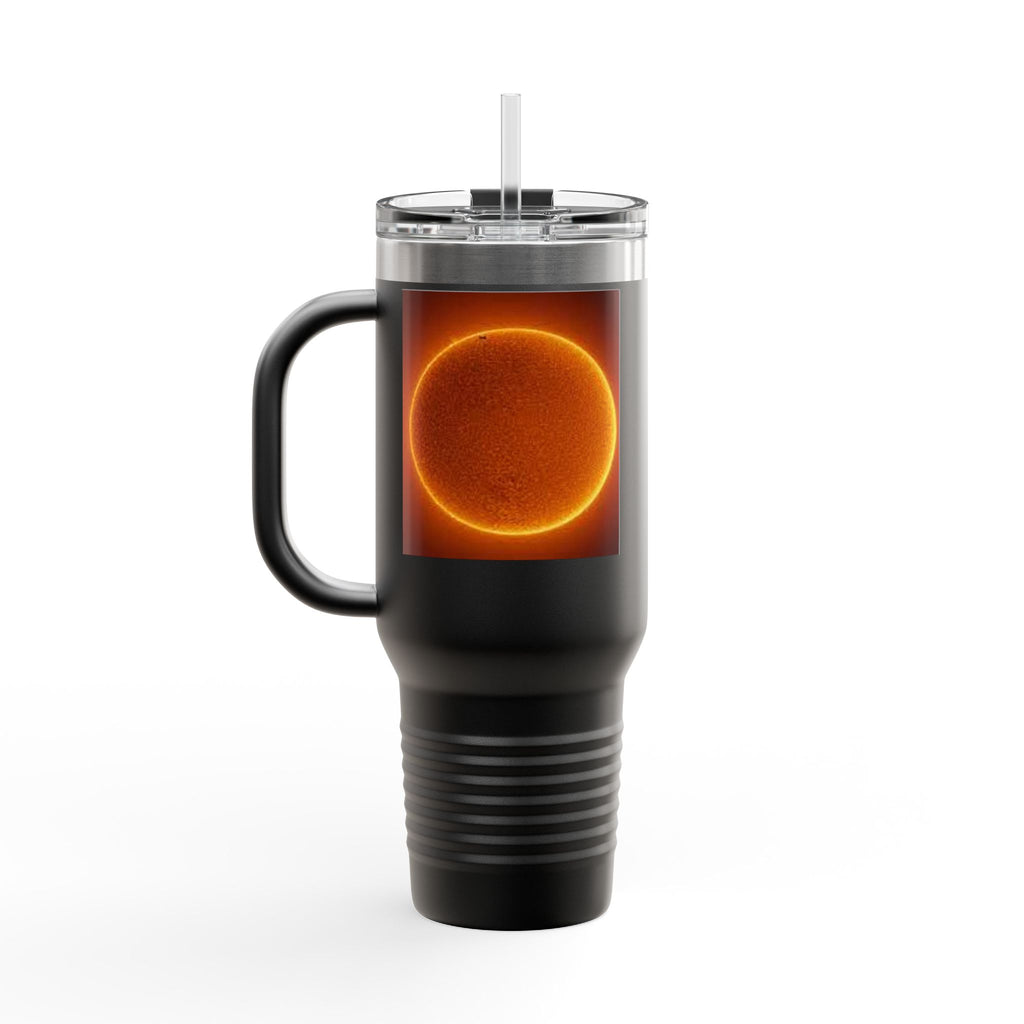 Glowing Solar Disc Travel Mug | 40oz Insulated Tumbler