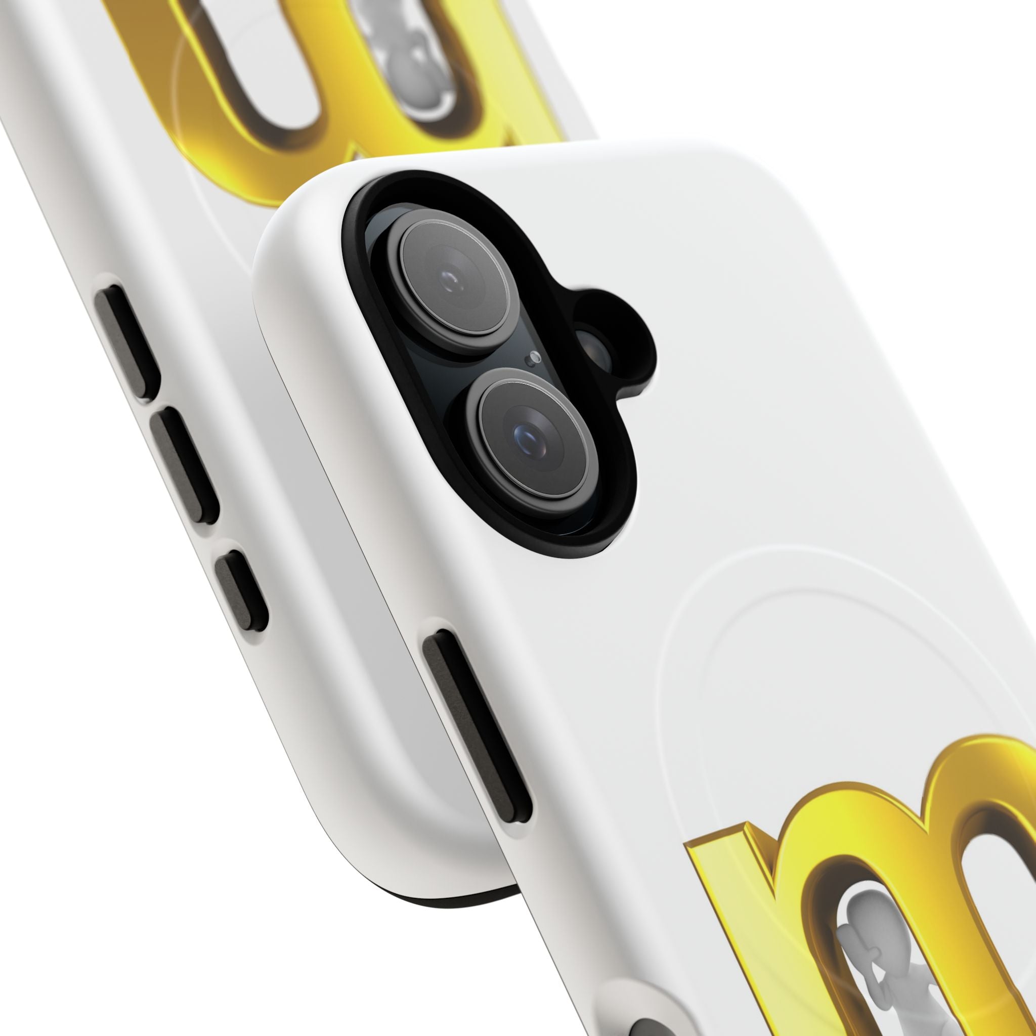 Gold Letter M phone case | Magnetic Tough Case, Monogram Initial