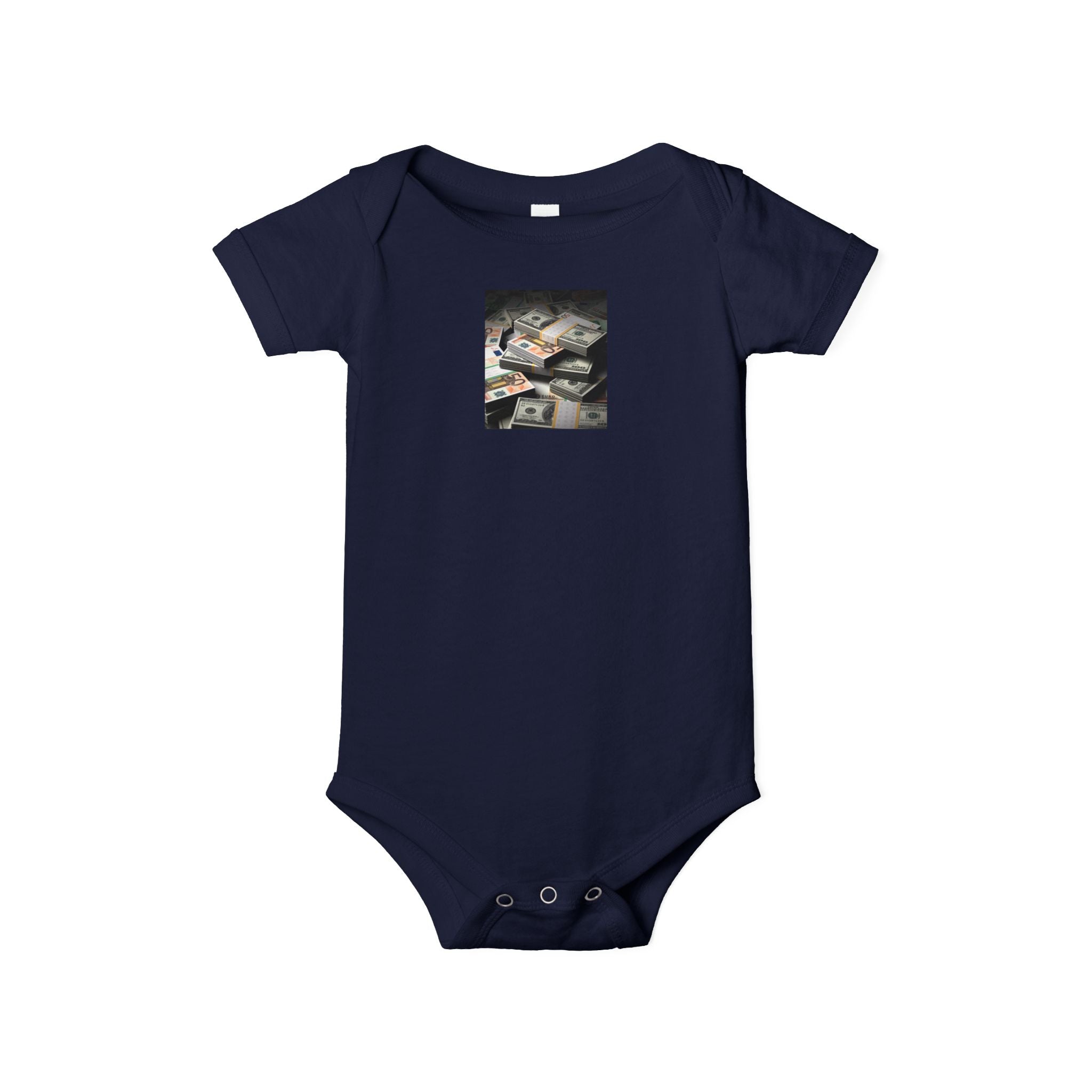 Grenouillère Bébé Liasse De Billets | Imprimé Photo Body Pour Bébé
