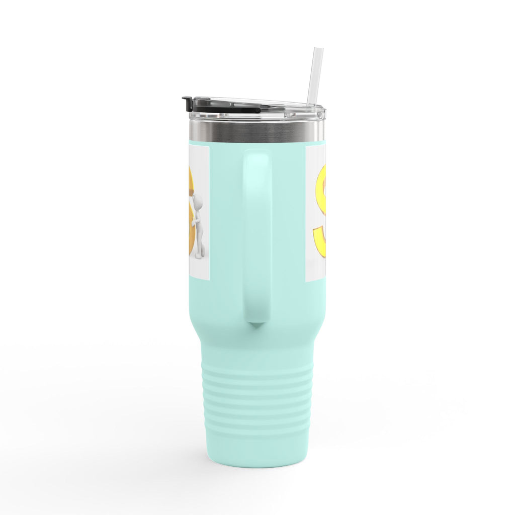 Large Gold Letter S monogram | Travel Mug