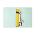 3D Character Stacking Gold Letter I Glass Cutting Board | Alphabet Kitchen Decor