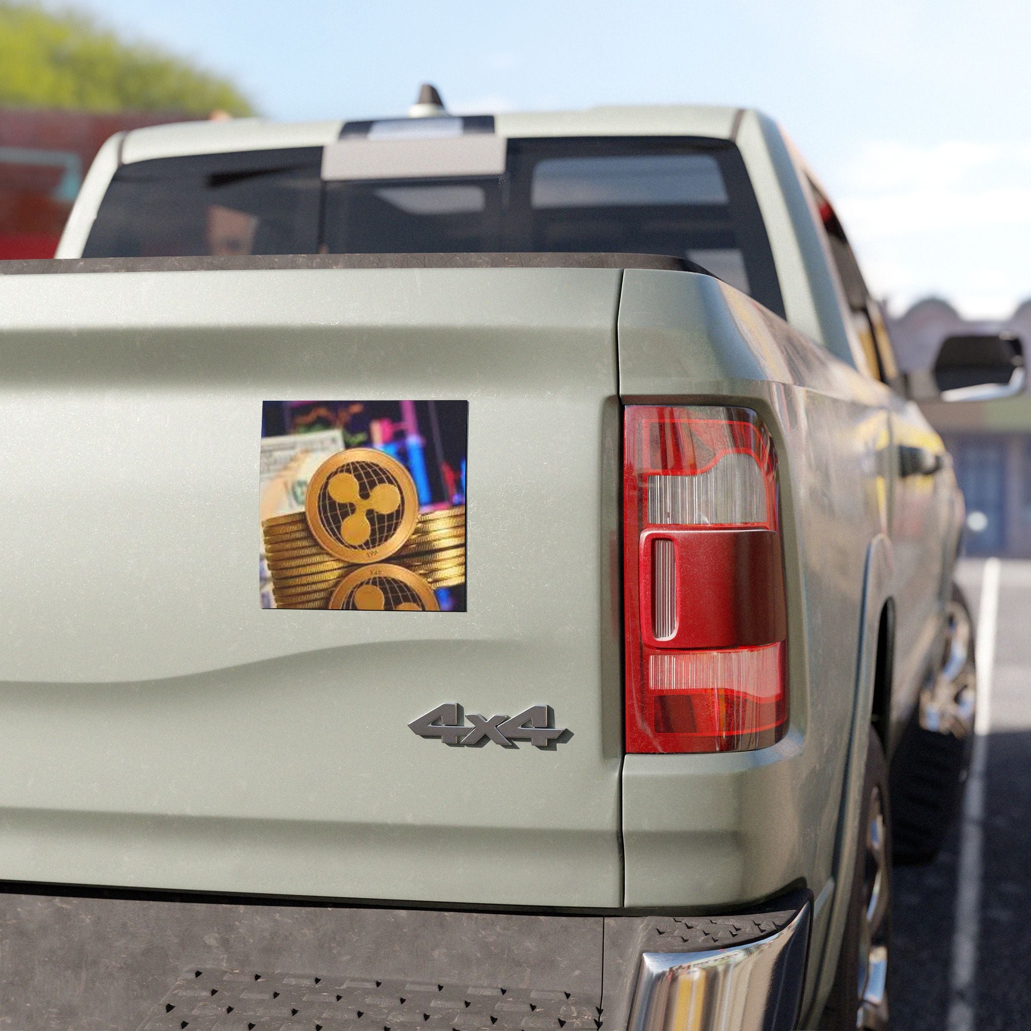 Ripple Coin Logo Car Magnets | Cryptocurrency Decal