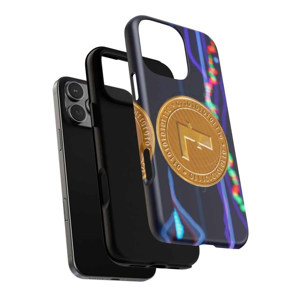 Litecoin Crypto Coin Phone Case | Tough Magnetic Case, Blockchain Design