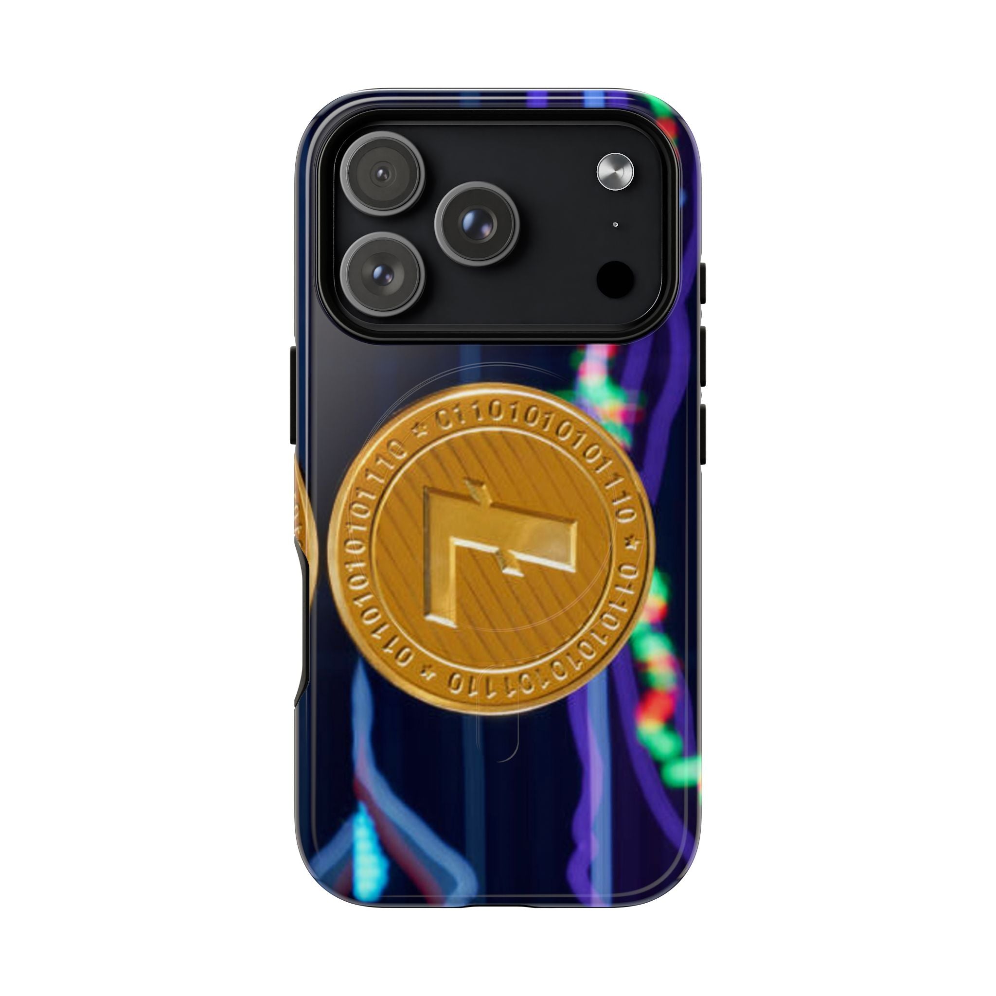 Coque de téléphone Litecoin Crypto Coin | Coque magnétique résistante, design Blockchain