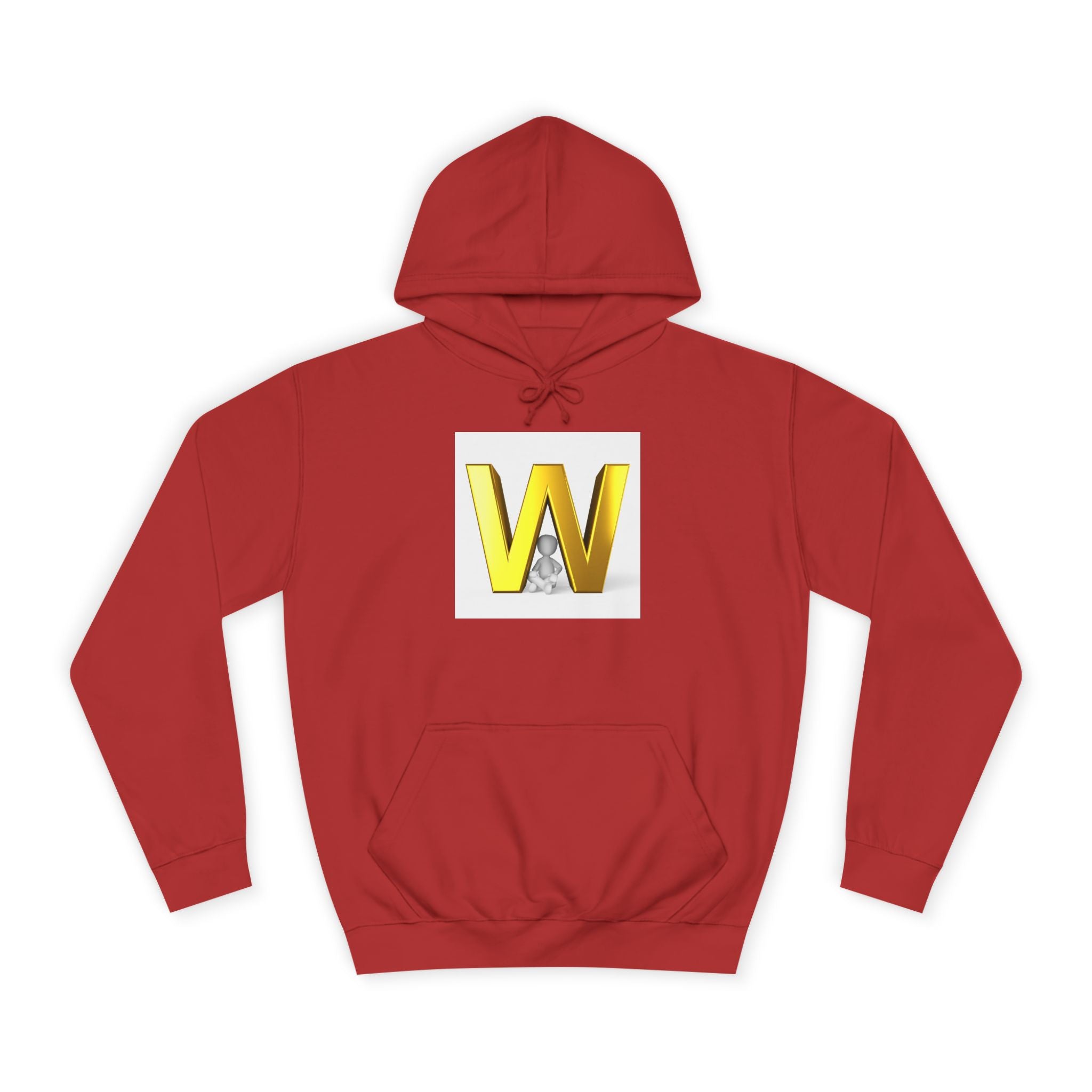 Sweat à capuche lettre W 3D dorée | Sweat initial monogramme